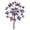 A006- Style F, variant on Solar Wind Spinner with Decorative Flowers - Outdoor Solar-Powered Kinetic Wind Sculpture with Colorful Floral & Bird Accents, Sturdy Metal Stake for Garden, Patio, Yard, Lawn, Outdoor Decor
