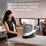 Baby Brezza Bottle Washer Pro Breast Pump Parts Replacement Rack – Fits ALL Breast Pump Parts Including Wearables