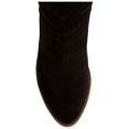 thumbnail image 3 of STYLE & COMPANY Womens Black Almond Toe Stacked Heel Zip-Up Dress Boots 11, 3 of 4