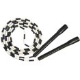 thumbnail image 1 of Cuerda para saltar - Cuerda para saltar con segmento de cuentas suaves - Ajustable para hombres, mujeres y niños Cuerda para saltar sin enredos para entrenamiento, ejercicio, mantenerse en forma, entrenamiento y pérdida de peso Negro Sailing Electrónica, 1 of 6
