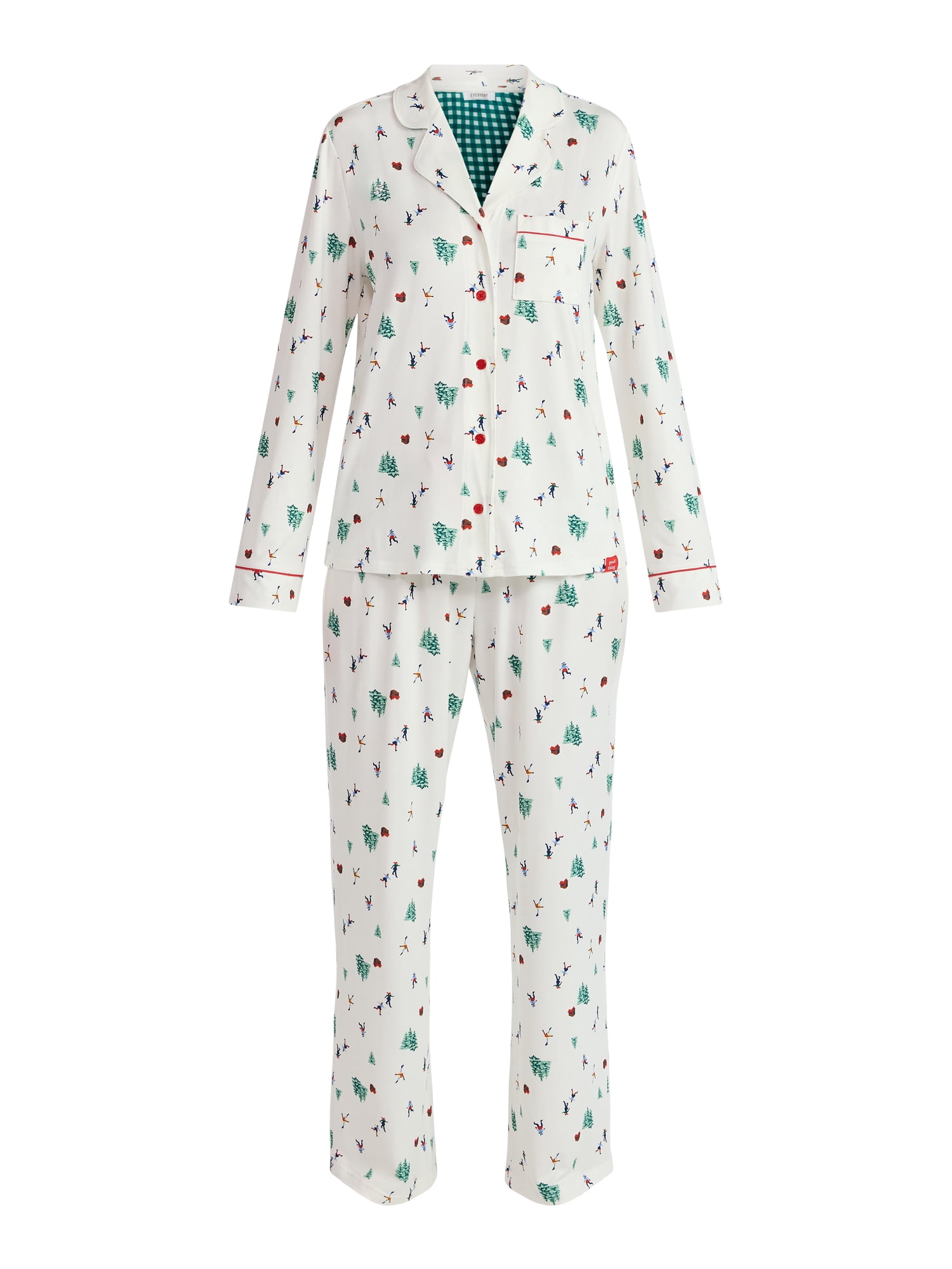 Martha Stewart Everyday Women's Pajama Set, 2-Piece, Sizes S-XXL