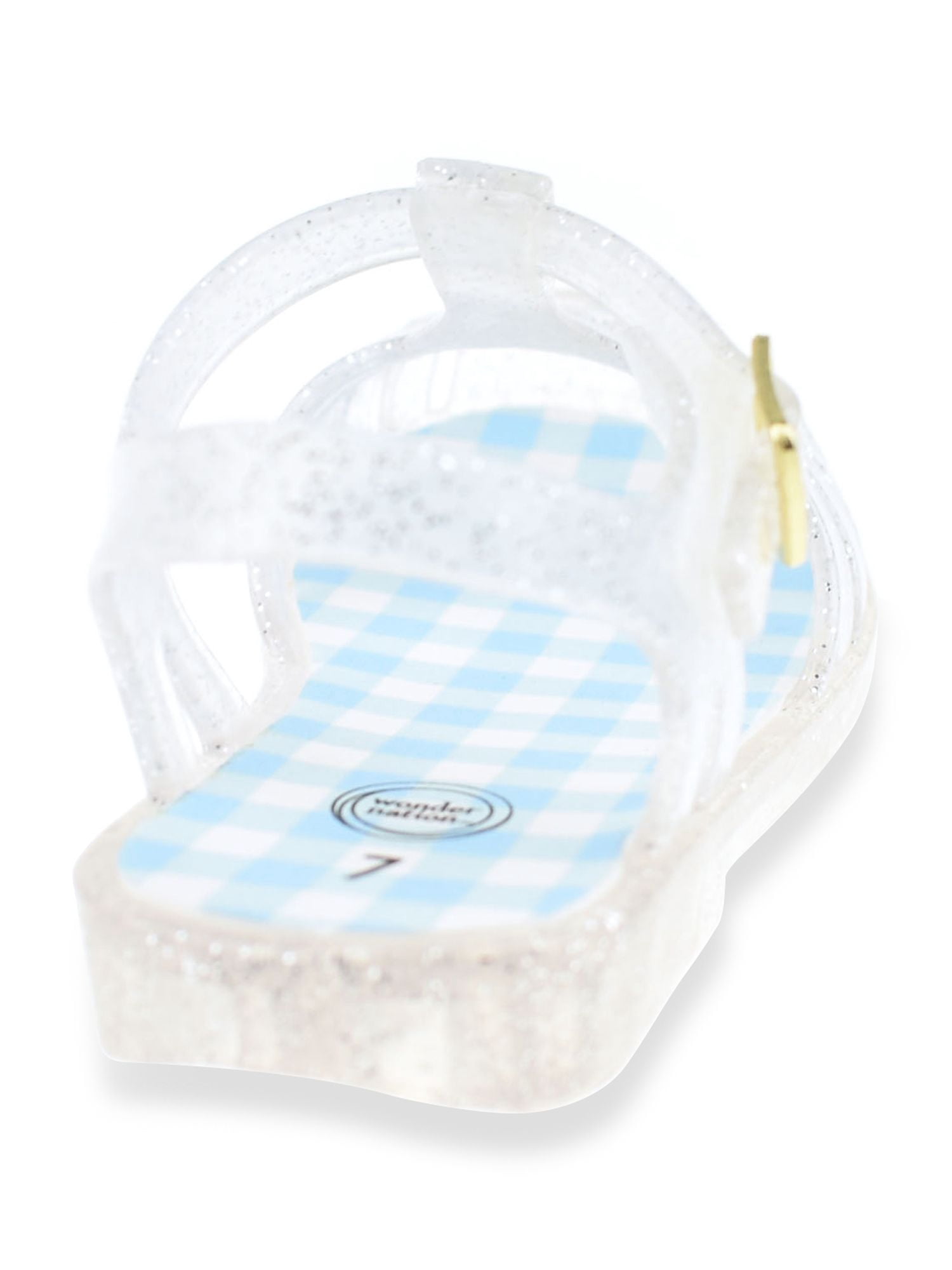 Wonder Nation Toddler Girls Jelly Sandals