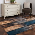 thumbnail image 4 of Vintage Wooden Area Rug 3x5 FT, Non Slip Entryway Bedside Carpet, Farmhouse Retro Shabby Wood Washable Soft Floor Carpet Indoor Mat Non-Shedding Throw Rugs for Dorm Kitchen Home Office, 4 of 8
