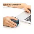 thumbnail image 2 of HXSJ T31 Mouse Rechargeable Noiseless 2400DPI 2.4GHz Vertical Wireless Mouse for Desktop - Black, 2 of 5