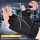 thumbnail image 3 of Guantes de levantamiento de pesas transpirables sin dedos para gimnasio, 3 of 6