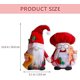 thumbnail image 2 of Gnomos navideños Felpa Chef Gnomos Decoración Santa Pareja Gnomo Muñeca Figura nórdica hecha a mano para San Valentín Día de Acción de Gracias (2 piezas) (rojo, 2 of 5