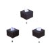 thumbnail image 3 of Matsuzay Caja de tocador accesorios de baño exquisitos contenedor de papeles multiusos suministros para el hogar estructura firme soporte de Almacenamiento y organización del hogar Patrón de trigo, 3 of 6