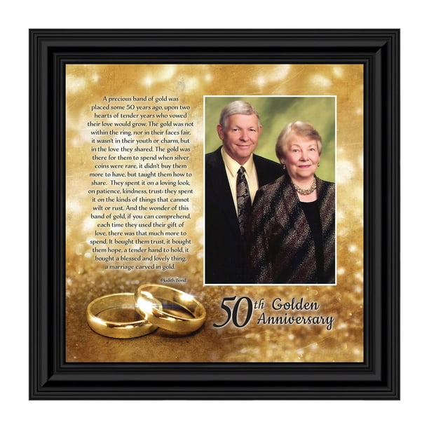 50th Wedding Anniversary Gifts For Parents 50th Anniversary Decorations For Party Golden Anniversary 50 Year Gifts 50th Anniversary Gifts For Couples Gift With Your 50th Anniversary Card 6314 Walmart Com