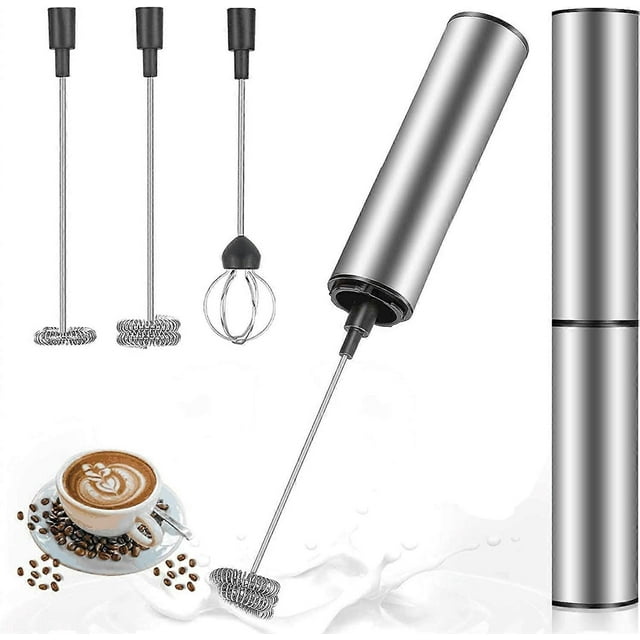Handheld Coffee Frother Electric Whisk, USB Rechargeable Frother