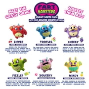 Fart Monsters Tootles 16 Scented Plush Toy with Self-Inflating Whoopee Cushion – Kiwi Scent Funny Fart Plush, Novelty Gag Gift, Collectible Toy for Kids & Adults