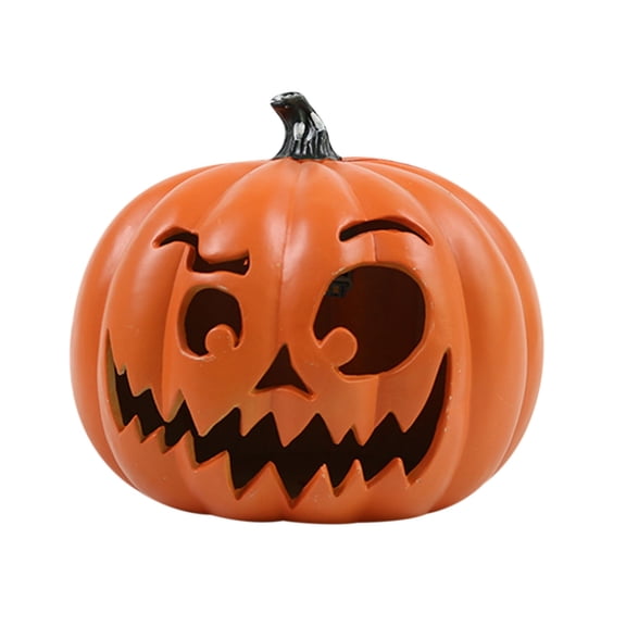 EWSFHUI Halloween Pumpkin Lantern,Lanterns Light Up Pumpkin Decorations,Lighted Pumpkin with LED Bulb Indoor/Outdoor Pumpkin Decoration 10in