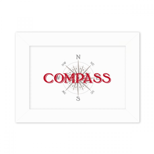 Southeast Northwest Compass Photo Mount Frame Picture Art Painting Desktop 5x7 inch