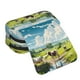 thumbnail image 4 of Disketp Countryside Farm Cow Estuche de Lápices de Doble Capa con Tapa Abatible y Cremallera, Organizador Escolar para Adolescentes y Adultos, 4 of 7