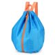 thumbnail image 2 of Mochila de senderismo plegable, grande, impermeable, con cordón, para fitness, natación y actividades al aire libre, color negro., 2 of 9