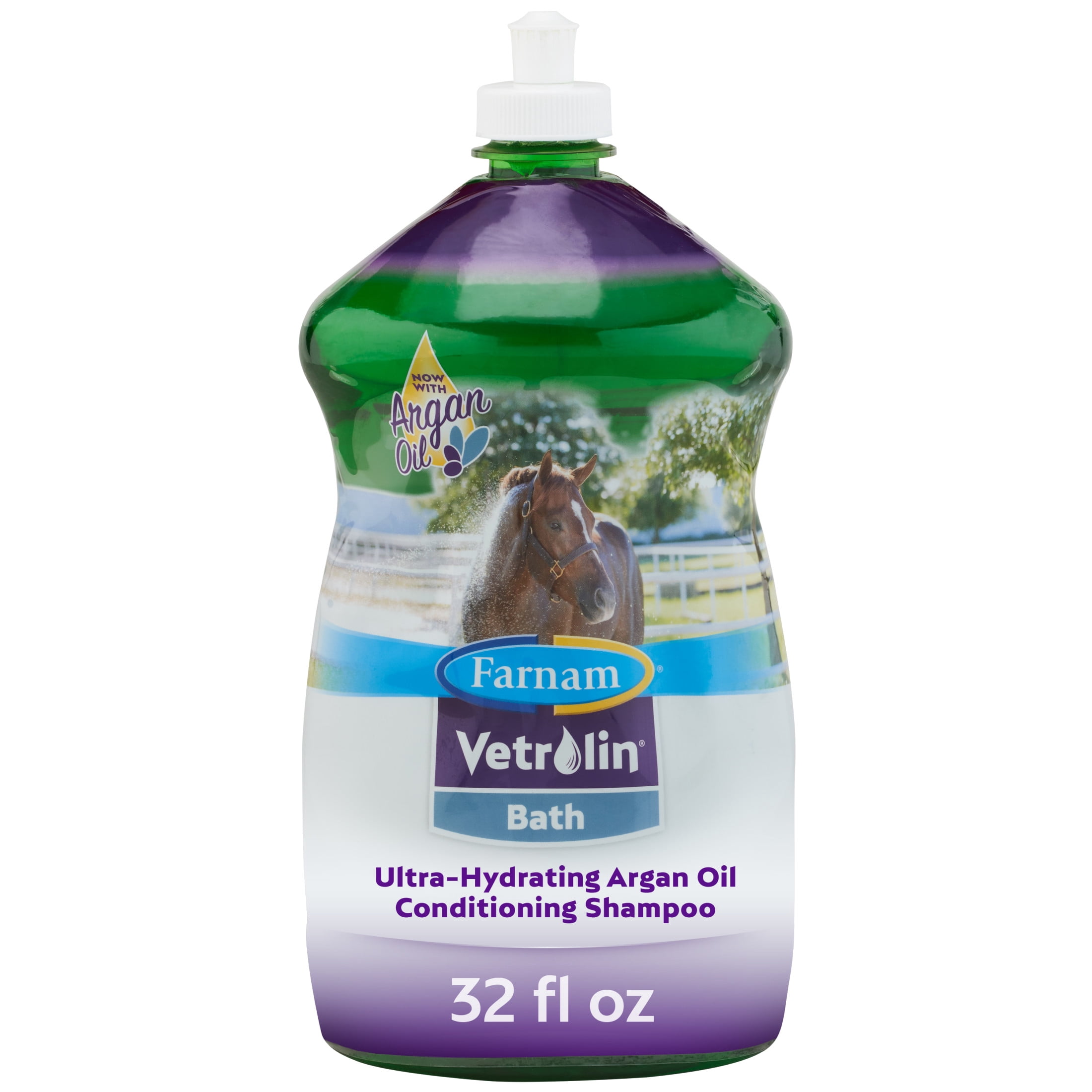 (2 pack) Farnam Vetrolin Horse Shampoo Bath 32 Fluid Ounces