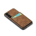 thumbnail image 7 of ELEHOLD for Samsung Galaxy S23 Plus Leather Wallet Case with Card Slots Magnetic Button Kickstand Function Full Body Protective Shockproof Cover for Samsung Galaxy S23 Plus 6.6",Brown, 7 of 7