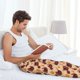 thumbnail image 5 of Balery Thanksgiving Turkey and Pumpkin Pantalones de pijama para hombre, pijama ultraligero, pantalón de descanso-Medium, 5 of 6