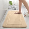 thumbnail image 3 of Mdesiwst Ultra Soft Non-slip Memory Foam Bath Mat Quick Dry Water Absorbent Bath Rug Shower Tub Machine Washable Bathroom Rug, 3 of 8