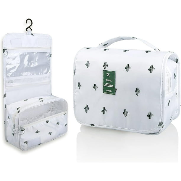 Neceser de Viaje Weavehouse con Gancho, Neceser Colgante para Mujer, Neceser de Viaje para Maquillaje, Organizador Pequeño de Neceser de Viaje