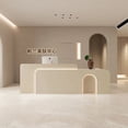 thumbnail image 1 of Luxury Executive Reception Desks Study Beauty Register Cash Front Reception Desks Lectern Silla De Escritorio Salon Furniture My Lux Decor Round, 1 of 6