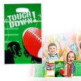 thumbnail image 2 of Easeky Football Goodie Bags 10-Pack, Sports Theme Candy Gift Bags for teen Birthday Party Favors, Reusable Opp Treat Bags with Field Print, Team Event Decorations, A Gift Bag, 2 of 8