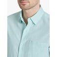 thumbnail image 4 of Chaps Men's & Big Men's Long Sleeve Linen Shirt, Sizes S-3XL, 4 of 8