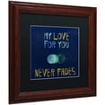 thumbnail image 2 of Trademark Fine Art "Love" Canvas Art by Lisa Powell Braun, Black Matte, Wood Frame, 2 of 4
