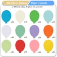 thumbnail image 2 of Recortes de globos de papel MixTeach, 360 unidades, para decoración de aula, 2 of 7