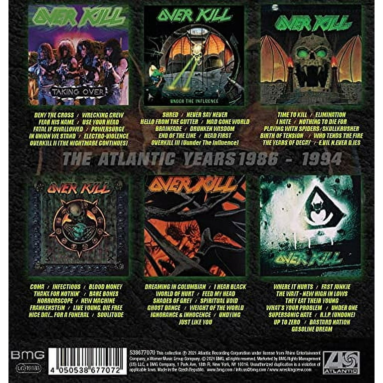 Overkill - The Atlantic Years: 1986-1994 (6CD Boxset) - Music
