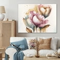 thumbnail image 2 of Designart Pink Cally Lily Arrangement Canvas Wall Art, 2 of 5