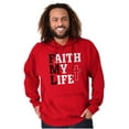 thumbnail image 3 of Faith Life Religious Jesus Christ God Hoodie Sweatshirt Women Men Brisco Brands S, 3 of 6