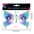 thumbnail image 3 of Blingbling Temporary Makeup Stickers Crystal Glittered Stickers Festival Holiday Costumes Blingbling Face Jewels, 3 of 8