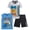 Gaming, variant on Quad Seven Boys Short Set - 3 Piece Athletic Shirt Boys Basketball Jersey and Gym Shorts Active Set