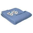 thumbnail image 1 of Serta MicroFleece Electric Heated Warming Blanket Queen Slate Blue, 1 of 1