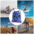 thumbnail image 5 of Sigee Blue Lightning1 for Drawstring Zipper Backpack ,Waterproof, Durable, Lightweight Gym Bag for Sports, 5 of 5