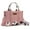 Bottom Cow-Hot Pink, variant on Wrangler Medium Tote Bag for Women Designer Satchel Handbags Top-handle Purses with Strap, Patchwork-Cocoa