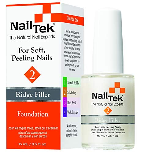 Strengtheners strengthening Nail Tek Foundation 2, Ridge Filling Strengthening Base Coat for Soft