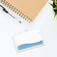 thumbnail image 3 of ID Card Holder Cards Protective Covers Transparent Badge Protector Sleeve Holders Work, 3 of 6