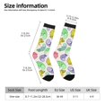 thumbnail image 2 of KLL Cute Chameleons Print Cool Socks Men's Women's Crew Socks Funny Crazy Novelty Stockings, 2 of 6