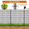 thumbnail image 2 of 10/15  Pack Decorative Garden Fence,No Dig Animal Barrier Border,Rustproof Metal Wire Panel Fence for Outdoor,Yard, Patio, 2 of 8