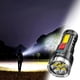 thumbnail image 1 of Linterna LED Super Brillante Recargable P900 Mecha | 8 cuentas de lámpara destacadas | Luz lateral COB | 4 modos | Carga USB | Pantalla de potencia | Resistente al agua | Emergencia para acampar al, 1 of 7