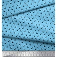 thumbnail image 2 of Soimoi Cotton Voile Fabric Swan Small Printed Fabric 1 Yard 42 Inch Wide, 2 of 3
