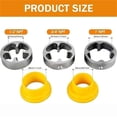 thumbnail image 3 of Guoxiu PVC Thread Maker Tool,Pipe Threader Plumbing Tool Kit Plastic Pipe Round Die with 3 Dies 1/2",3/4" and 1" NPT Die Manual Hand Tool for PVC Threading, 3 of 9