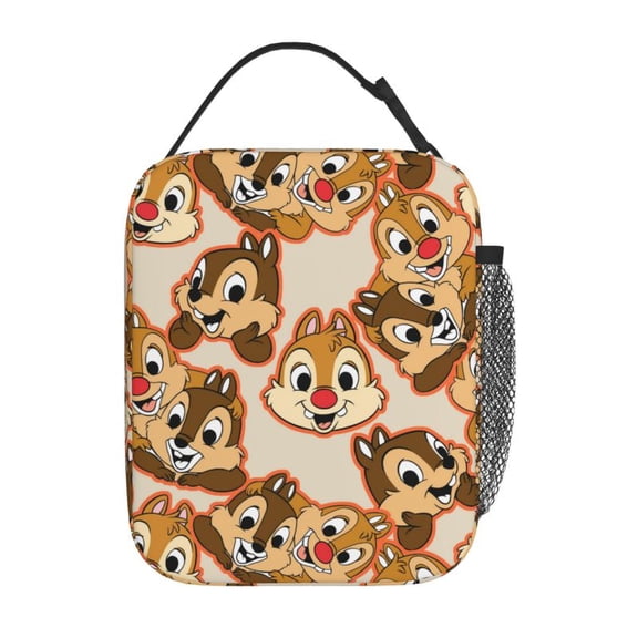 Chip N Dale Lunch Box Lunch Bag Insulated Reusable Lunch Tote Bag Cooler Tote Bag For Men Women