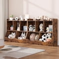 thumbnail image 3 of QinaQin Librero infantil con cubos de almacenamiento para libros y juguetes, ideal para cuarto de juegos, sala o guardería, práctico y fácil de organizar, 3 of 7
