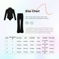 thumbnail image 5 of TSSOE Boys Latin Salsa Modern Dance Costume Kids Long Sleeve Leotard Shirts with Pants for Professional Jazz Dancewear Black 10, 5 of 5