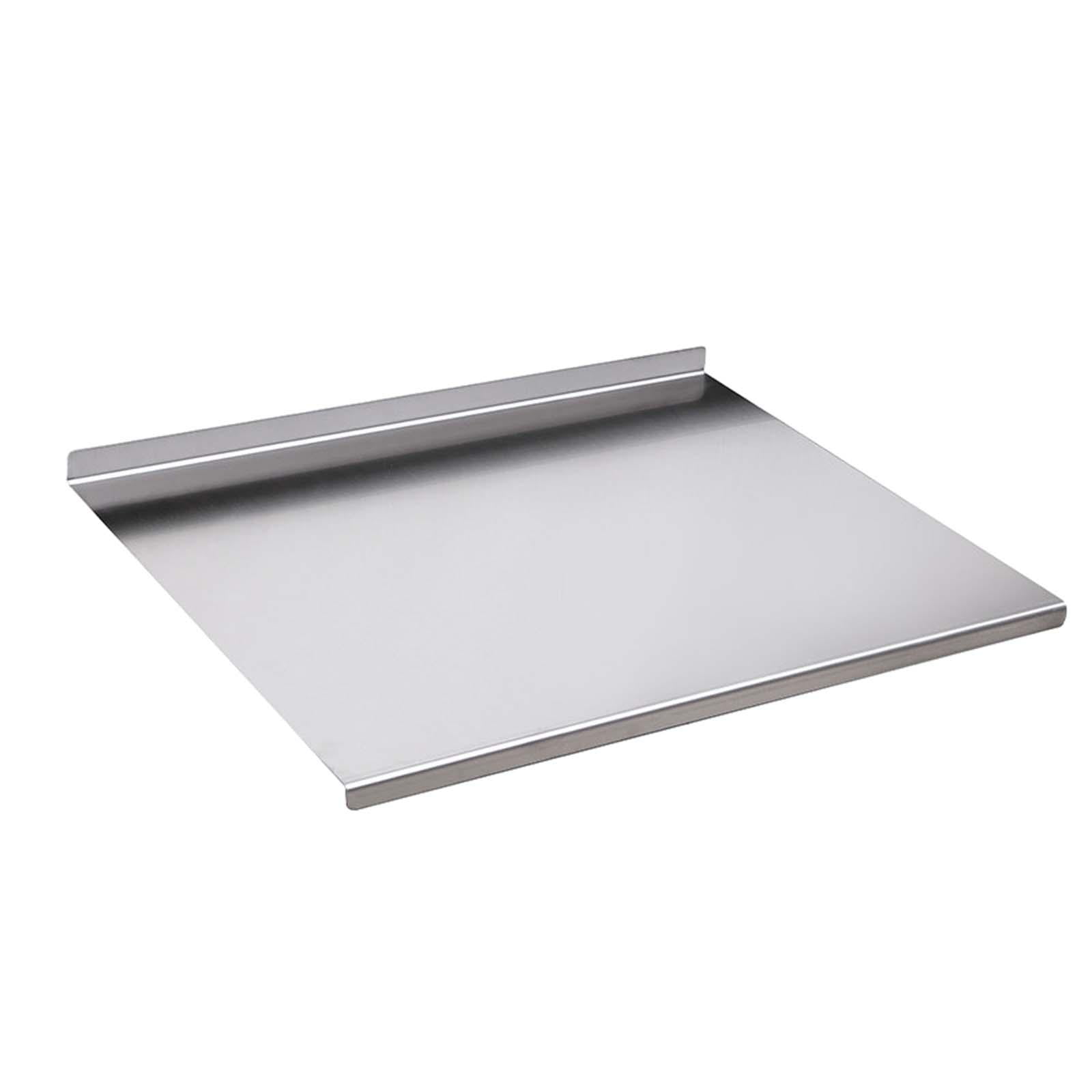 Tongina Stainless Steel Chopping Board Heavy Cutting Board Meat Vegetables Bread Cutting Mats Smooth Surface 1.5mm Thickness Nonstick 40cmx50cm