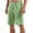 Green, variant on WIZUTIZ Men's Casual Shorts Solid Color French Terry Large Pockets Drawstring Elastic Waist Cropped Breathable Lightweight Summer Gym Workout Shorts
