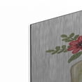 thumbnail image 2 of Luxe Metal Art 'Red Blossoms - Prayer' by Annie LaPoint, Metal Wall Art, 24"x36", 2 of 8