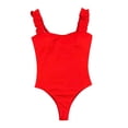 thumbnail image 3 of Aayomet Maillot de Bain Aguichant pour Femmes Dames Femmes Maillot de Bain Bikini Mode Bretelles Maillots de Bain (Rouge, P), 3 of 5